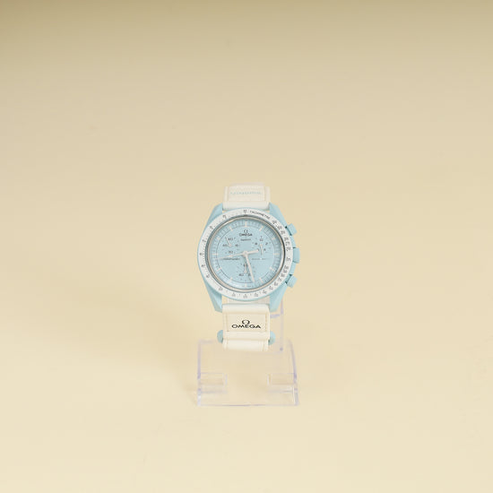 Omega Bicolor X Swatch Speedmaster Moonswatch Mission to Uranus 41mm Quartz Watch-Omega-THE CLOSET