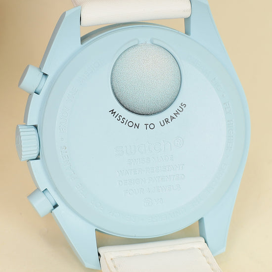 Omega Bicolor X Swatch Speedmaster Moonswatch Mission to Uranus 41mm Quartz Watch-Omega-THE CLOSET