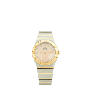 Omega Red Gold on Steel Constellation 27mm Quartz Watch