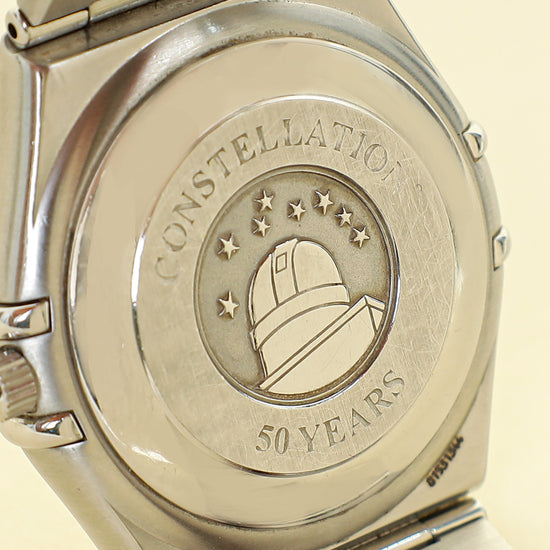Omega Stainless Steel Daimond Constellation 50th Anniversary Automatic 35.5mm Watch