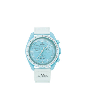 Omega Bicolor X Swatch Speedmaster Moonswatch Mission to Uranus 41mm Quartz Watch