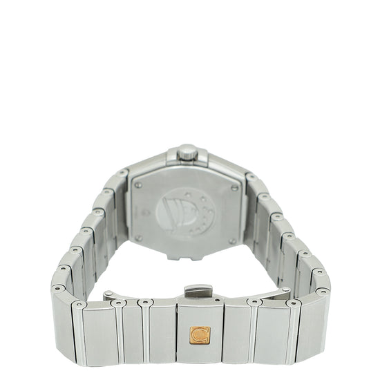 Omega Steel on Steel Constellation Quartz 27mm Watch