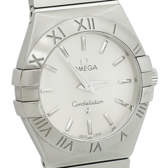 Load image into Gallery viewer, Omega Steel on Steel Constellation Quartz 27mm Watch
