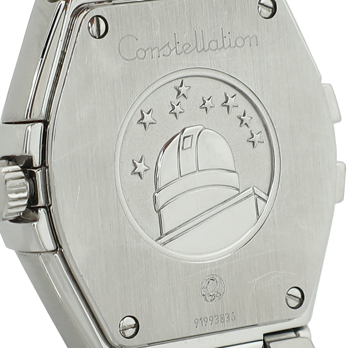 Omega Steel on Steel Constellation Quartz 27mm Watch