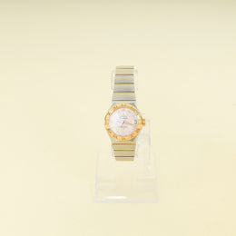 Omega 18K Rose Gold ST,ST Constellation Two Tone Diamond 27mm Automatic Movement Watch