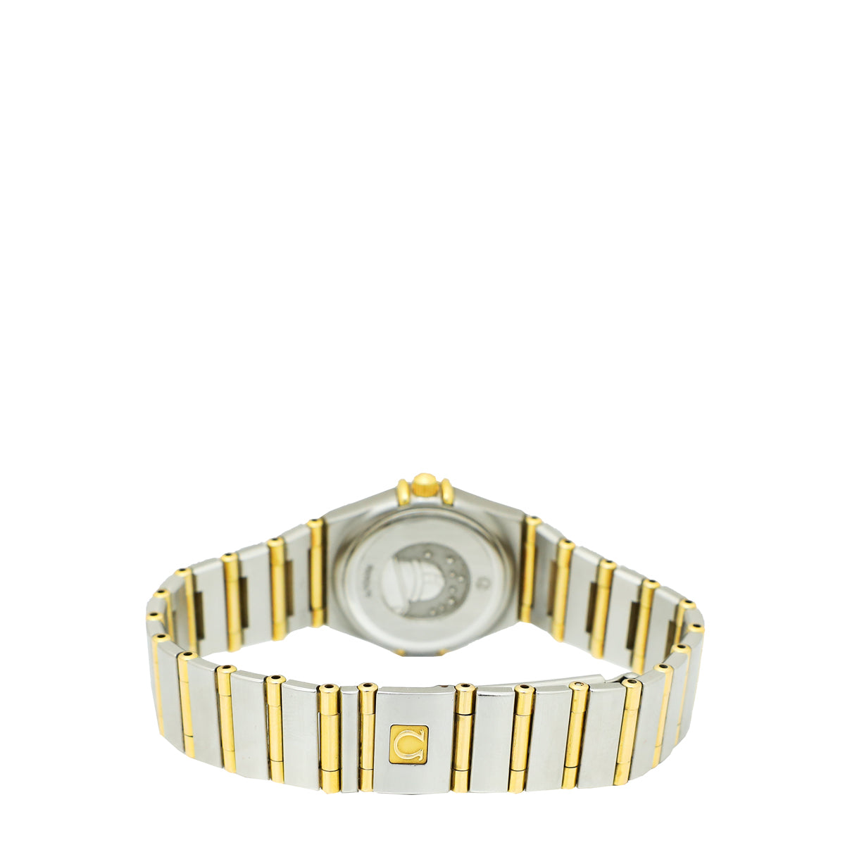 Omega 18K Yellow Gold Stainless Steel Diamond MOP Dial Constellation 22mm Quartz Watch-Omega-THE CLOSET