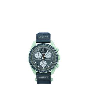 Omega Bicolor Swatch Speedmaster Moonswatch Mission On Earth 40mm Watch