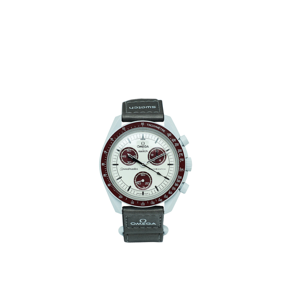 Omega Tricolor Swatch Bioceramic Moonswatch Mission to Pluto Quartz 40mm Watch-Omega-THE CLOSET