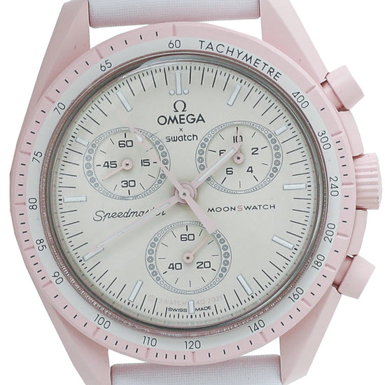 Omega Bicolor Swatch x Speedmaster Mission To Venus Quartz 41mm Watch