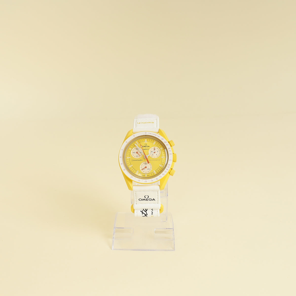 Omega Bicolor X Swatch Speedmaster Moonswatch Mission To The Sun 40mm Quartz Watch