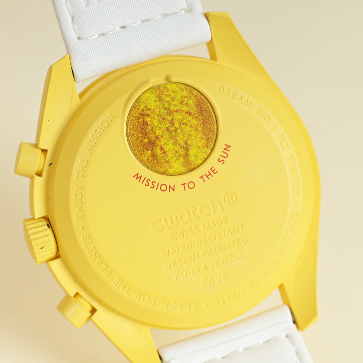 Omega Bicolor X Swatch Speedmaster Moonswatch Mission To The Sun 40mm Quartz Watch