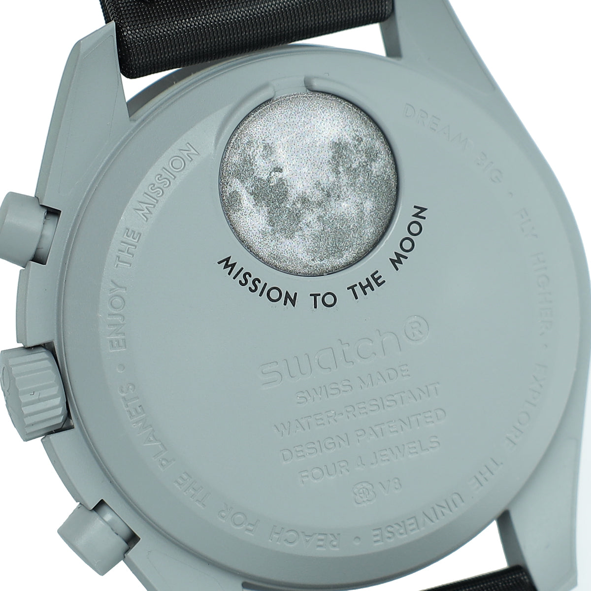 Omega Bicolor X Swatch Speedmaster Moonswatch Mission to the Moon Quartz 41mm Watch