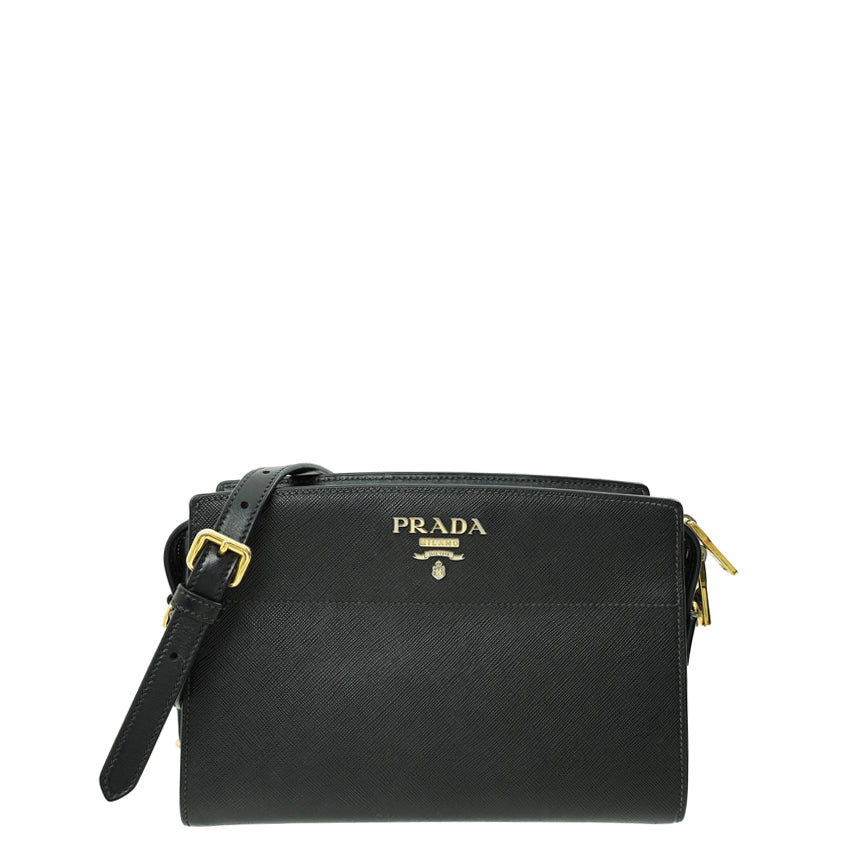 Prada Black City Esplanade Crossbody Bag-Prada-THE CLOSET