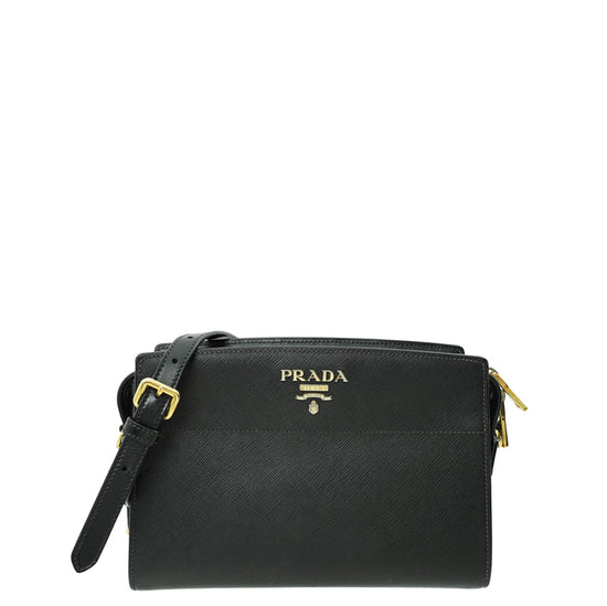 Prada Black City Esplanade Crossbody Bag