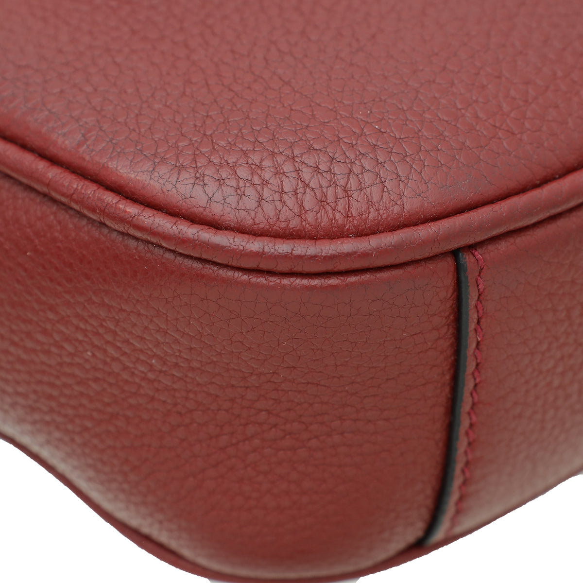 Prada Red Vitello Daino Convertible Belt Bag