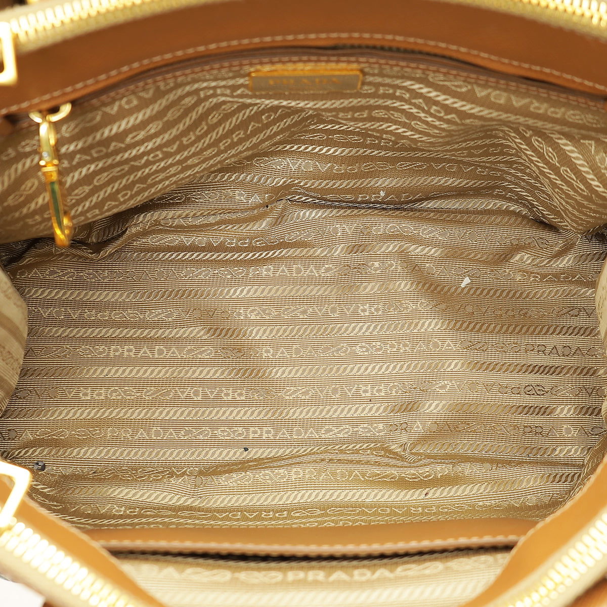 Prada Tan Lux Galleria Medium Tote Bag