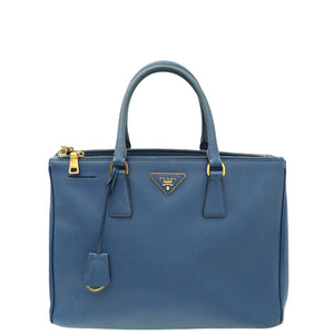 Prada Blue Galleria XL Tote Bag