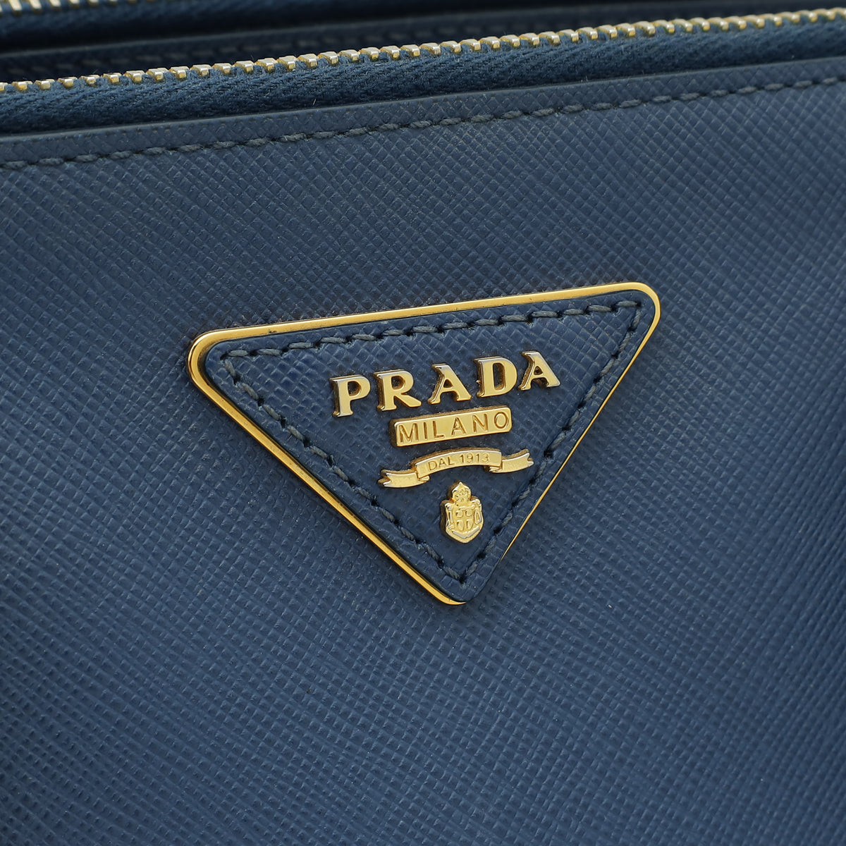 Prada Blue Galleria XL Tote Bag