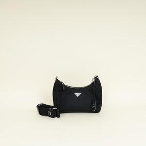 Prada Black Re-Edition 2005 Re-Nylon Bag