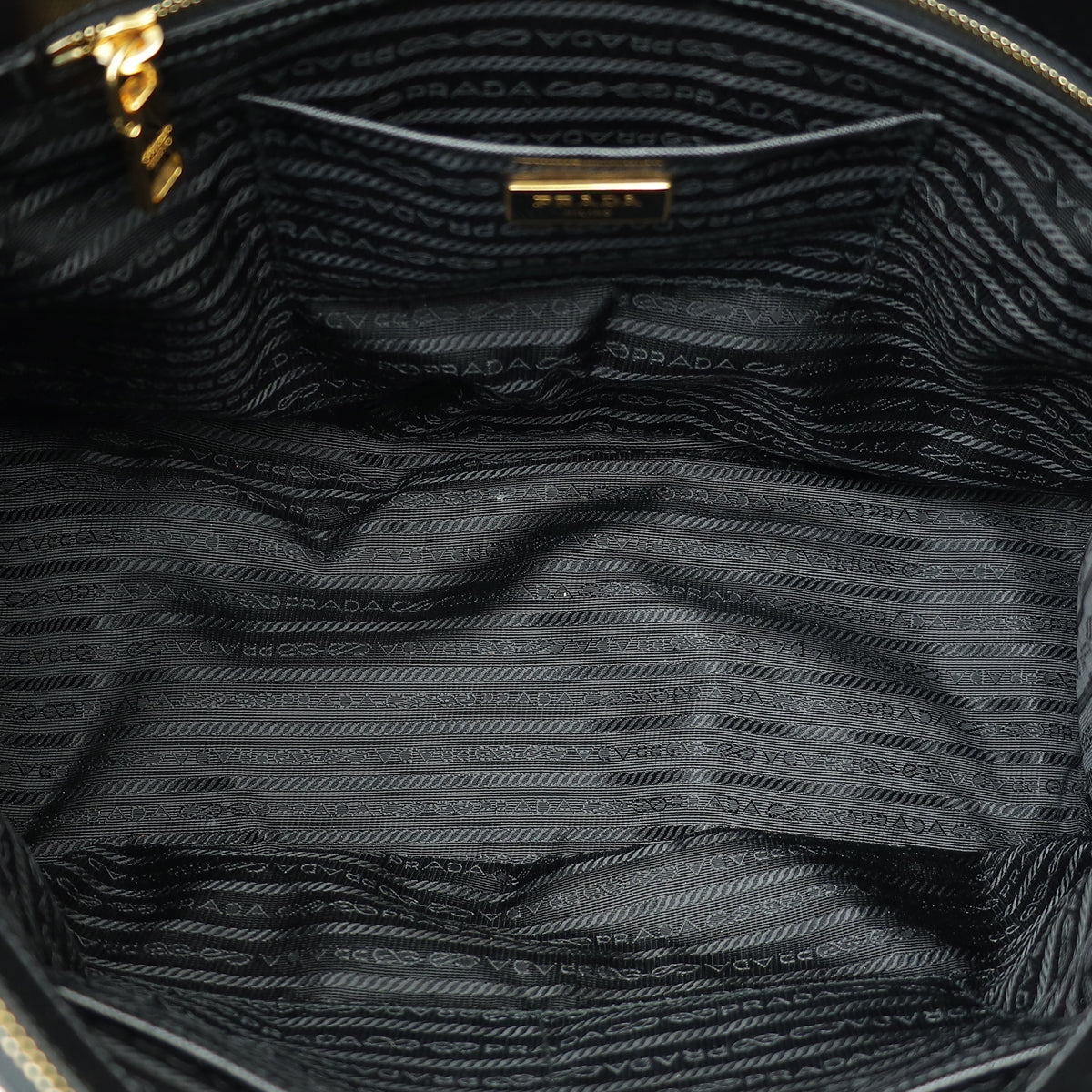 Prada Black Lux Galleria X-Large Tote Bag