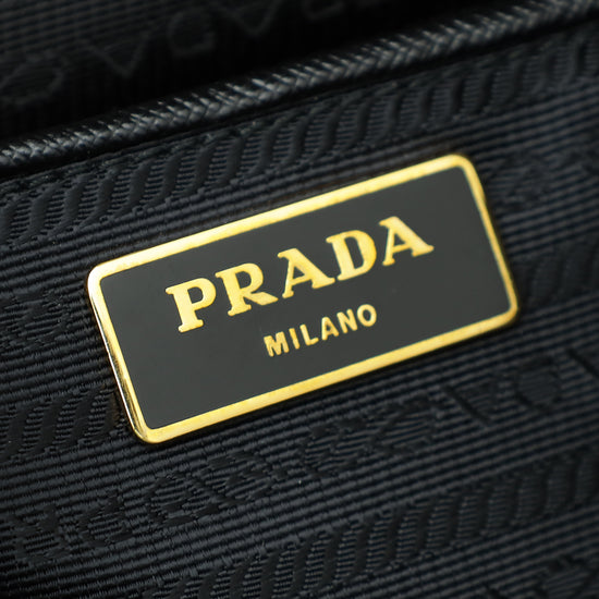 Prada Black Lux Galleria X-Large Tote Bag