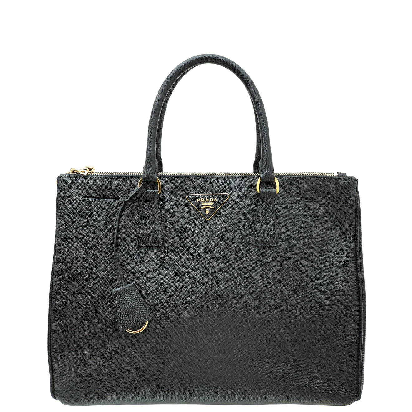 Prada Black Lux Galleria X-Large Tote Bag