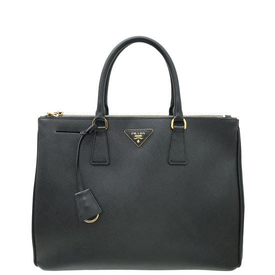 Prada Black Lux Galleria X-Large Tote Bag