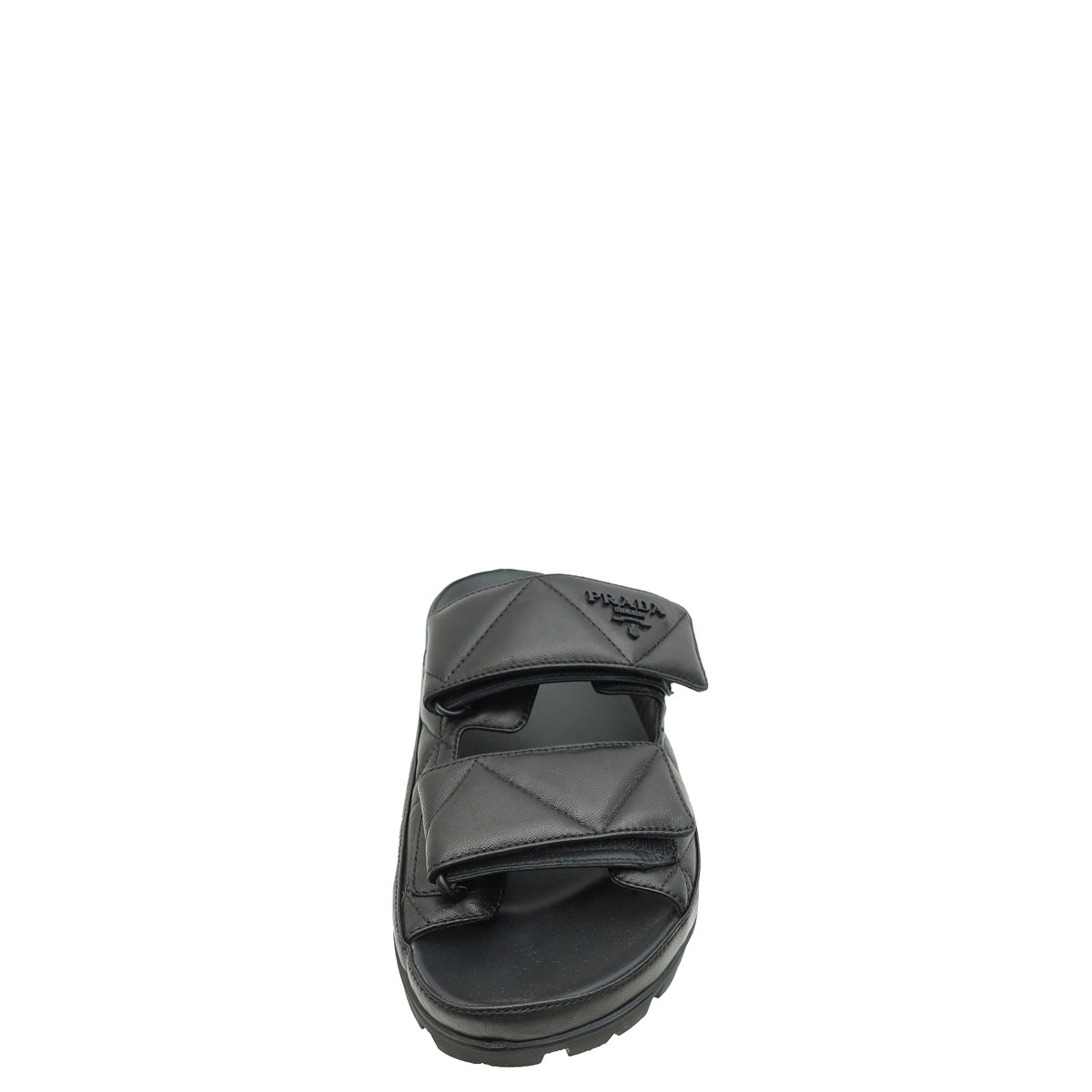 Prada Black Padded Sandals 37-Prada-THE CLOSET