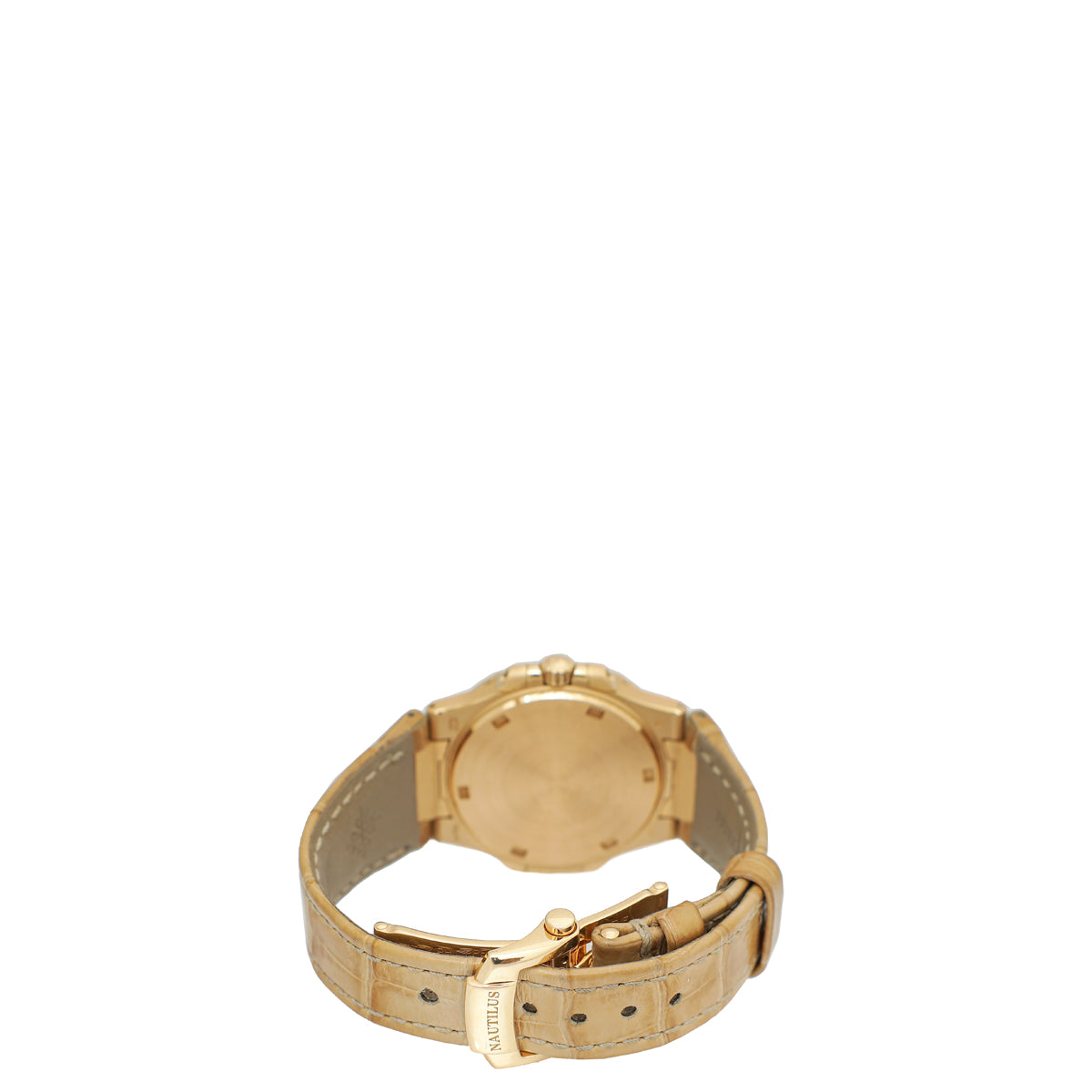 Patek Philippe 18K Rose Gold Diamond Nautilus 32mm Quartz Watch