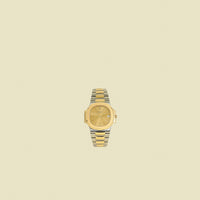 Patek Stainless Steel and Yellow Gold Philippe Nautilus Automatic 36mm Watch