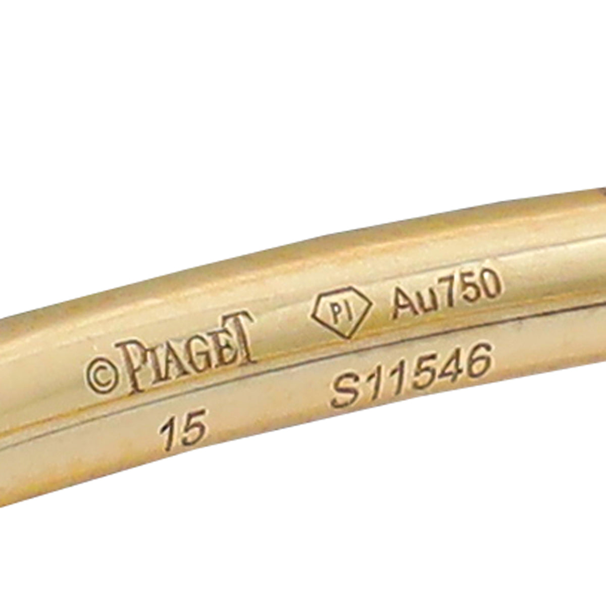 Piaget 18K Rose Gold Possession Open Bangle Bracelet 15