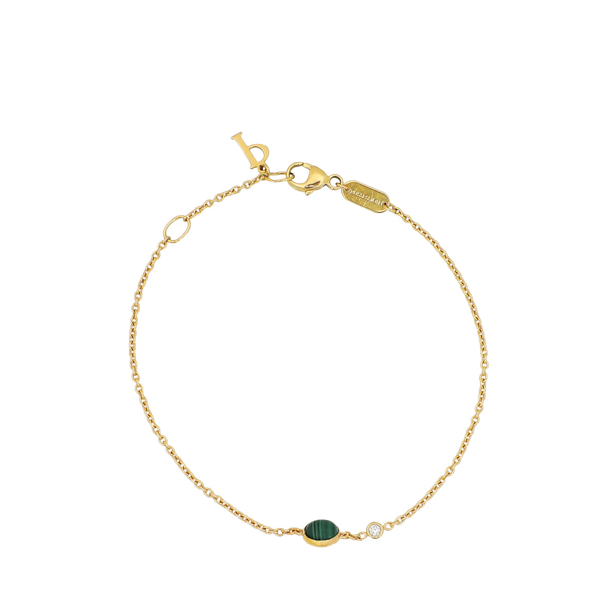 Piaget 18K Pink Gold Malachite Diamond Possession Bracelet-Piaget-THE CLOSET