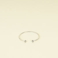 Piaget 18K White Gold Diamond Possession Open Bangle Bracelet 15