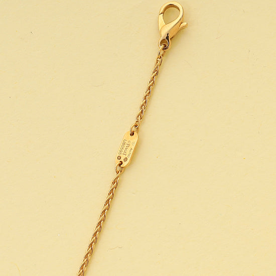 Piaget 18K Rose Gold Possession Malachite Diamond Pendant Necklace