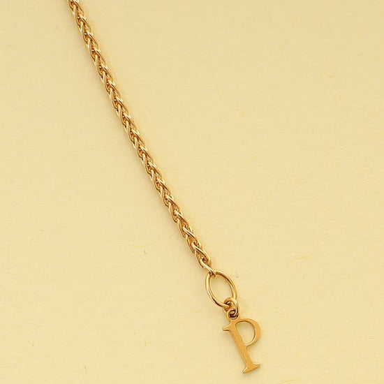 Piaget 18K Rose Gold Possession Malachite Diamond Pendant Necklace