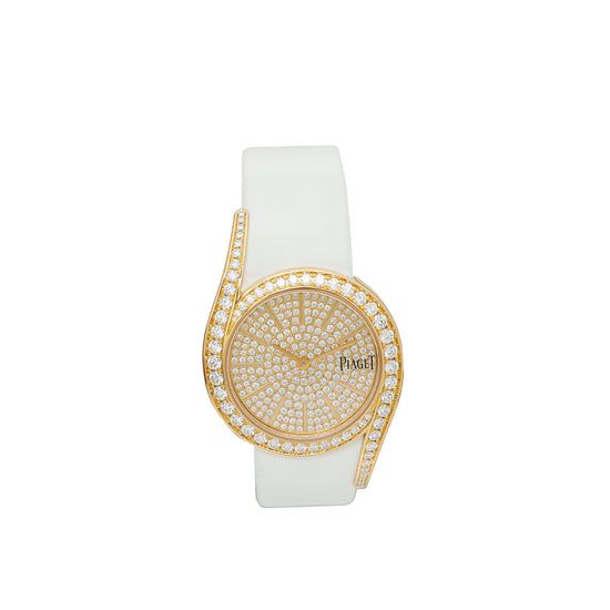 Piaget 18K Rose Gold Diamond Limelight Gala 32mm Quartz Watch