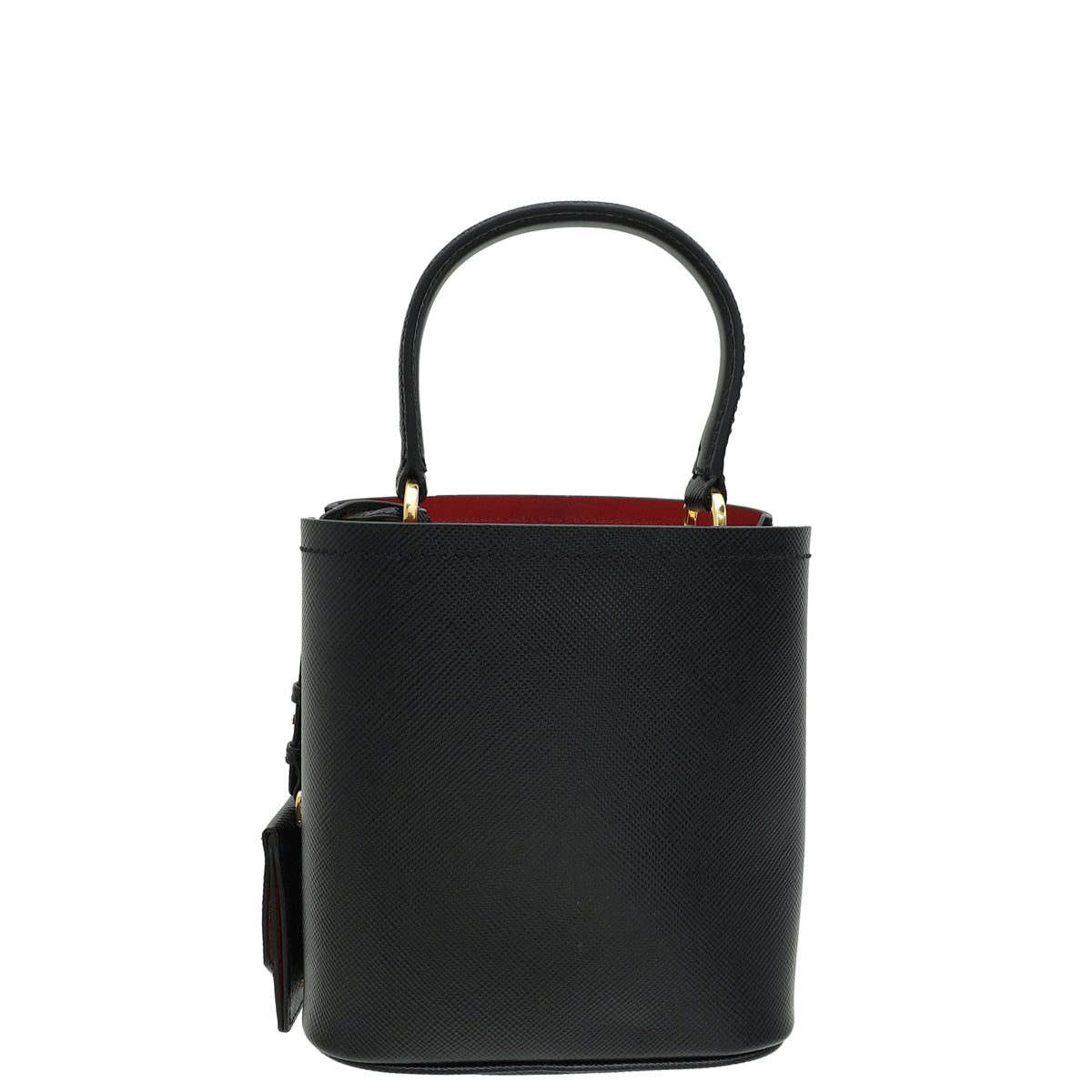 Prada Black Panier Small Tote Bag