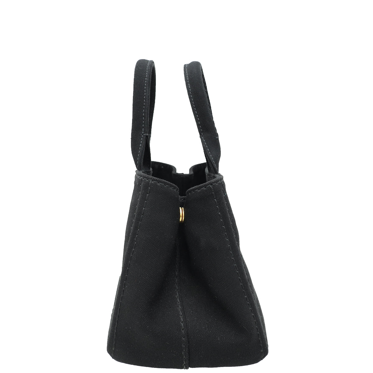 Prada Bicolor Canapa Logo Tote Bag