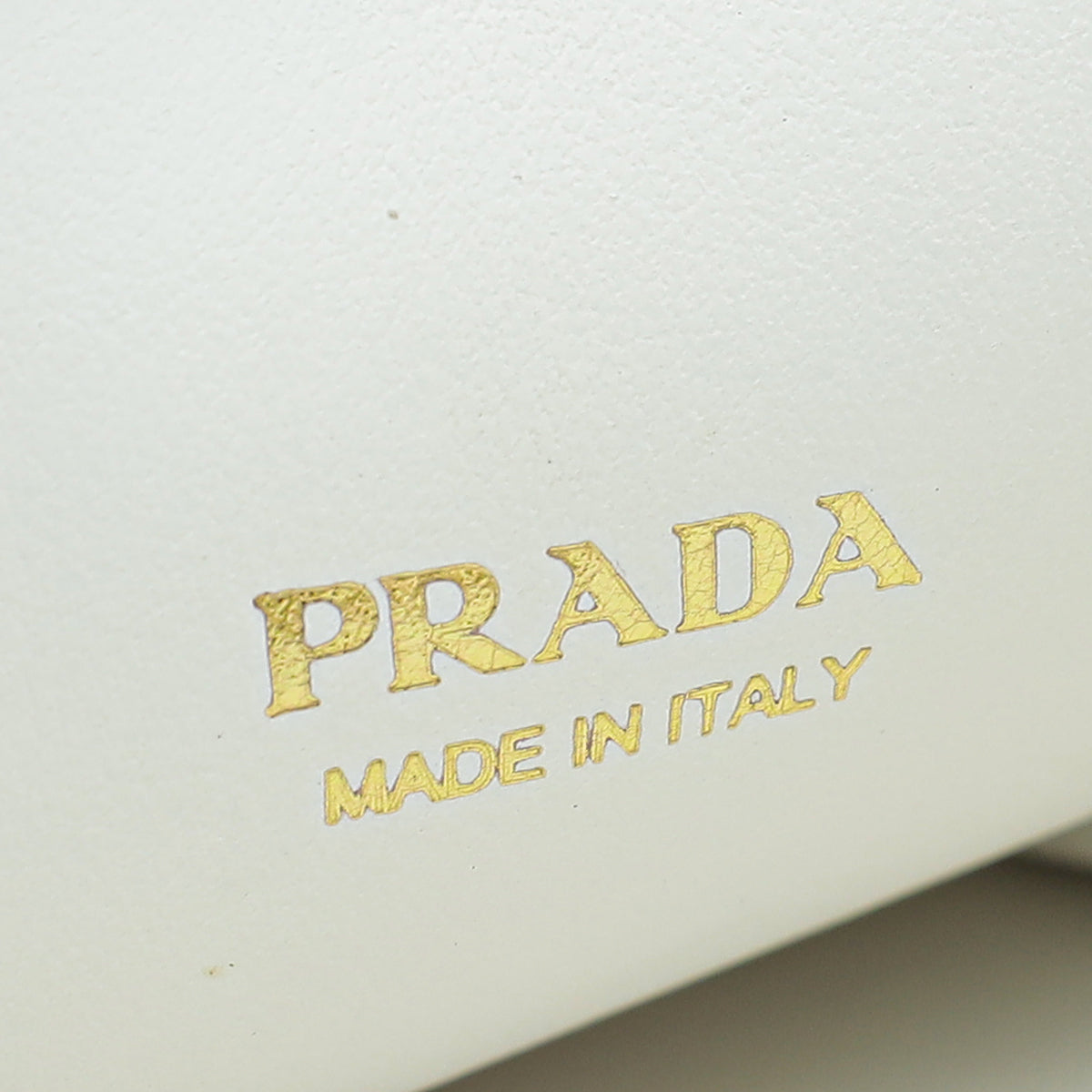 Prada Bianco Lux Phone Mini Bag