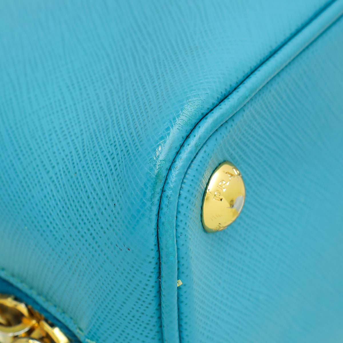 Prada Turquoise Lux Promenade Small Bag