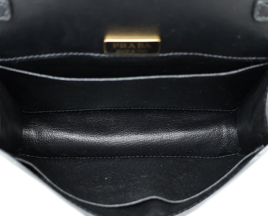 Prada Black Cahier Chain Shoulder Bag