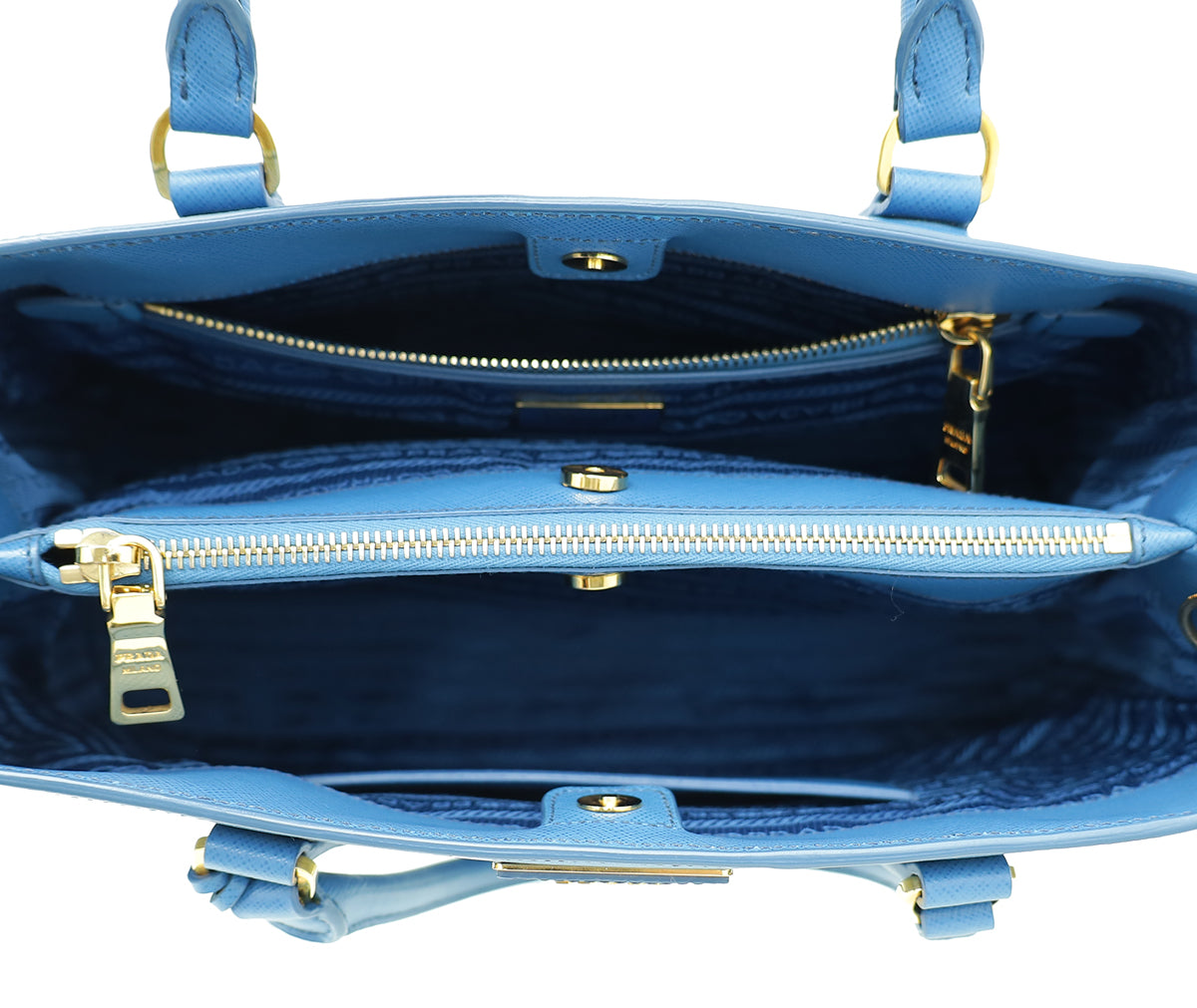 Prada Cobalto Lux Small Tote Bag