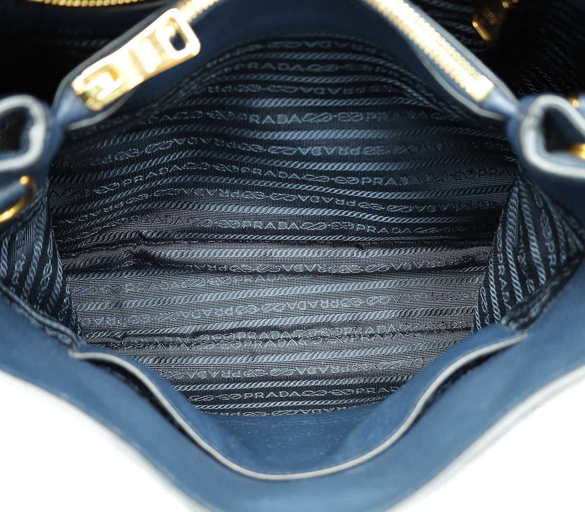 Prada Baltico Vitello Phenix Convertible Tote Bag