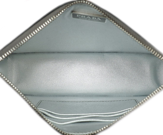 Prada Metallic Silver Mini Bag
