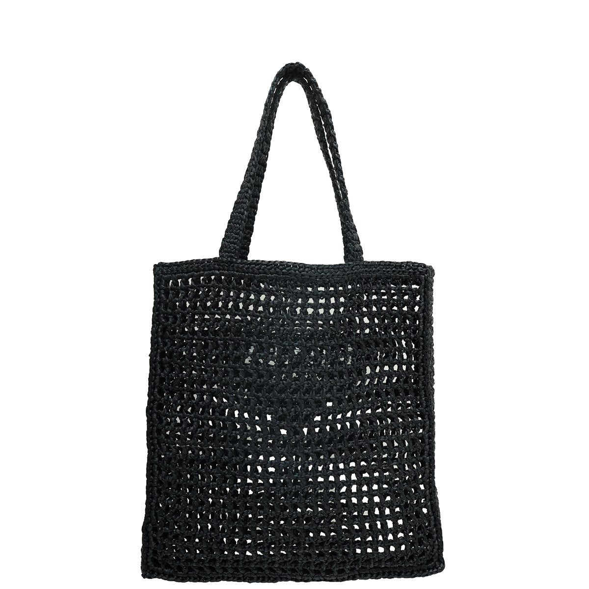 Prada Bicolor Crochet Tote Bag-Prada-THE CLOSET