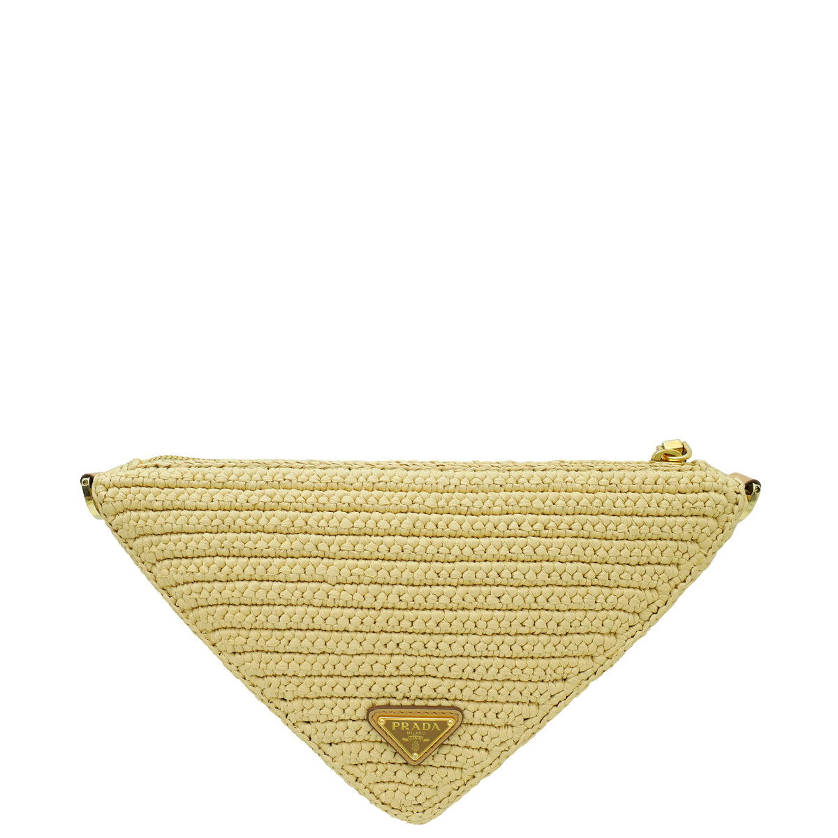 Prada Bicolor Triangle Crochet Bag-Prada-THE CLOSET