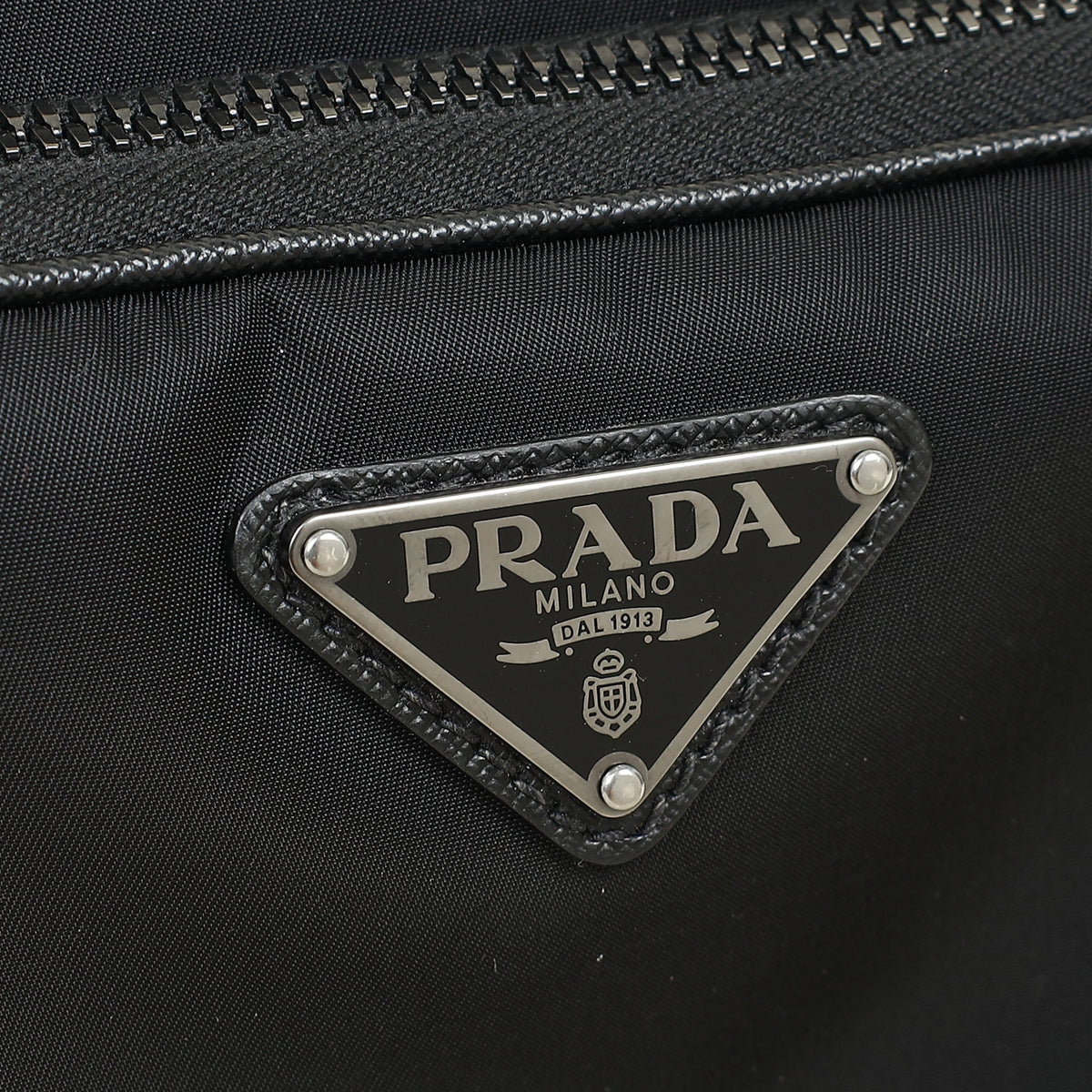 Prada Black Re-Nylon Re-Nylon and Saffiano Shoulder Bag