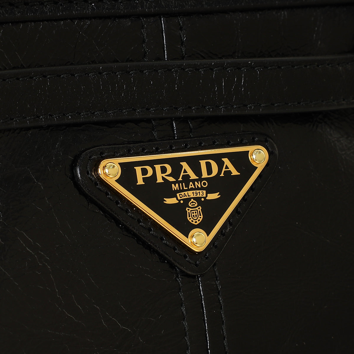 Prada Black Bonnie Medium Shoulder Bag