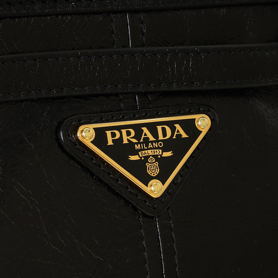 Prada Black Bonnie Medium Shoulder Bag
