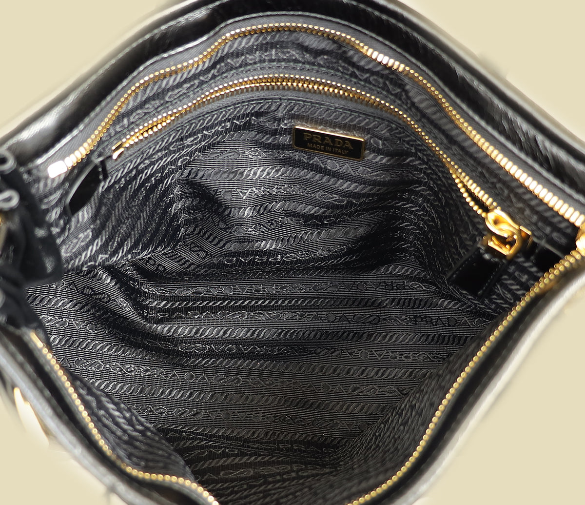 Prada Black Bonnie Medium Shoulder Bag